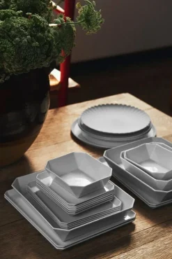 1616 / arita japan TY Palace 220 plate, unglazed grey