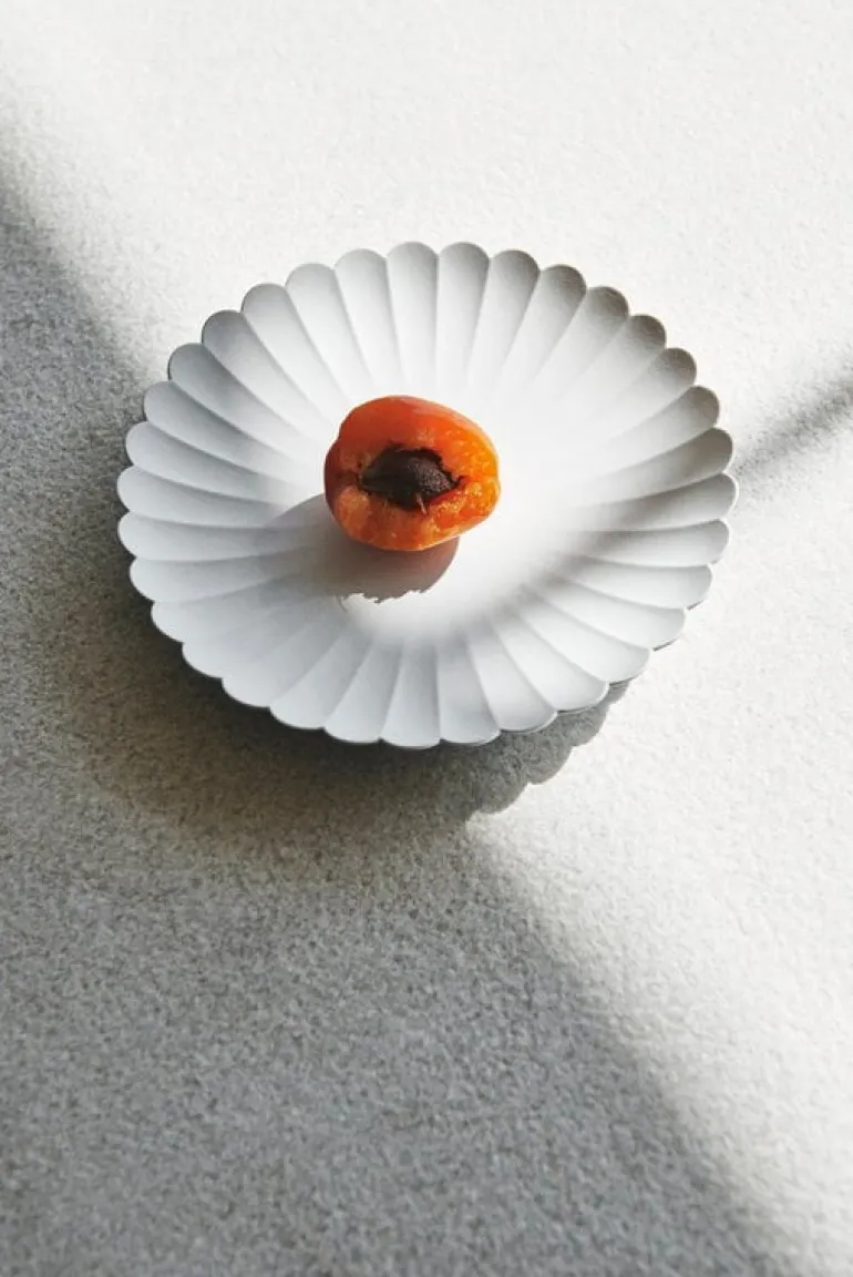 1616 / arita japan TY Palace 160 plate, unglazed grey