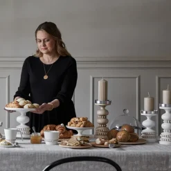 Aarikka Keisarinna candleholder, white