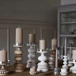 Aarikka Keisarinna candleholder, white