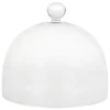 Aarikka Kuningatar glass dome for serving platter, clear