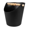 Aarikka Nuppu sauna bucket, black - pine
