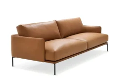 Adea Baron sofa, aniline leather