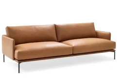Adea Baron sofa, aniline leather