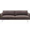 Adea Basel sofa, nubuck leather