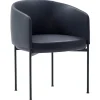 Adea Bonnet Dining chair, aniline leather