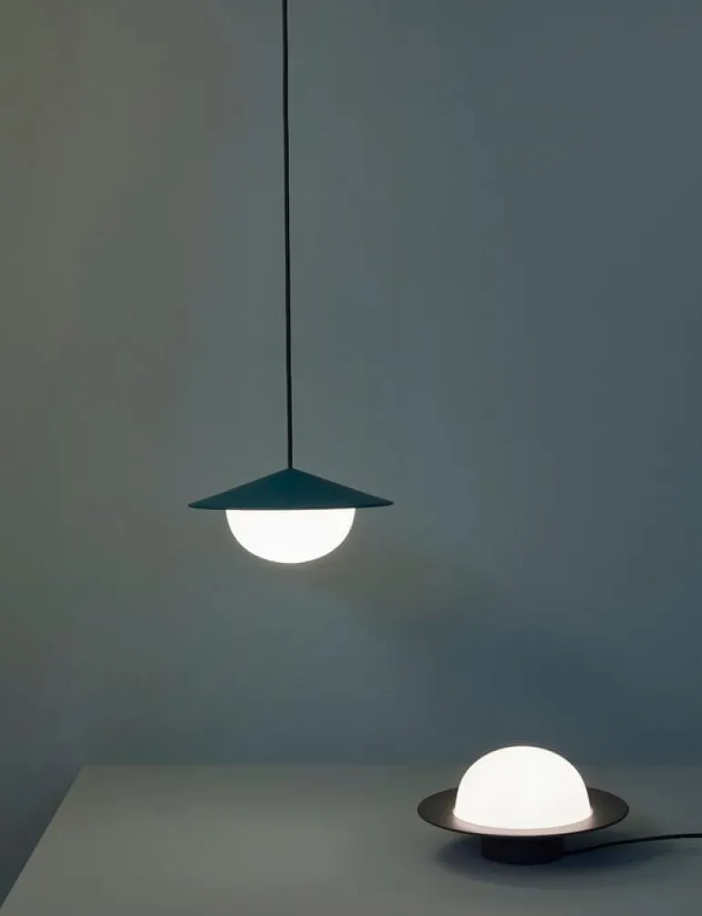 AGO Alley Still table lamp, small, grey