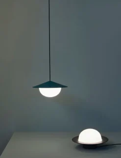 AGO Alley Still table lamp, small, charcoal