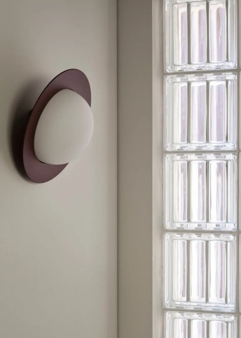 AGO Alley wall lamp, large, charcoal