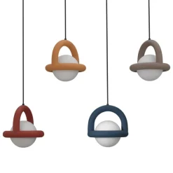 AGO Balloon pendant, dimmable, dark blue