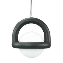 AGO Balloon pendant, dimmable, charcoal