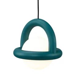 AGO Balloon pendant, dimmable, green