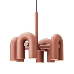 AGO Cirkus chandelier, small, terracotta