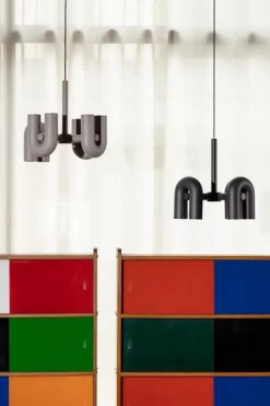 AGO Cirkus chandelier, small, terracotta