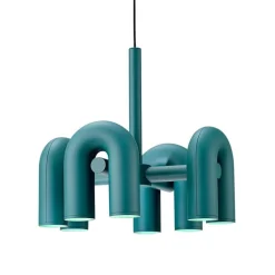 AGO Cirkus chandelier, small, green