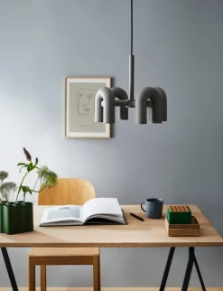 AGO Cirkus chandelier, small, green