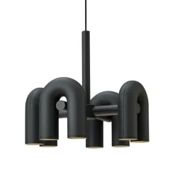 AGO Cirkus chandelier, small, charcoal