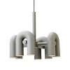 AGO Cirkus chandelier, small, grey
