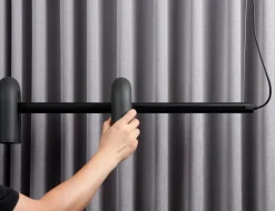 AGO Cirkus Modular track rail, 120 cm, black