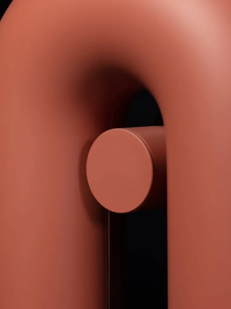 AGO Cirkus wall lamp, terracotta