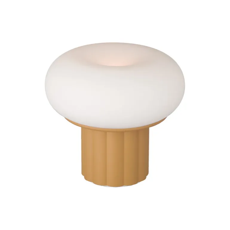 AGO Mozzi Able portable table lamp, mustard