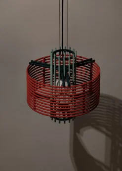 AGO Nova pendant, coral - mint green