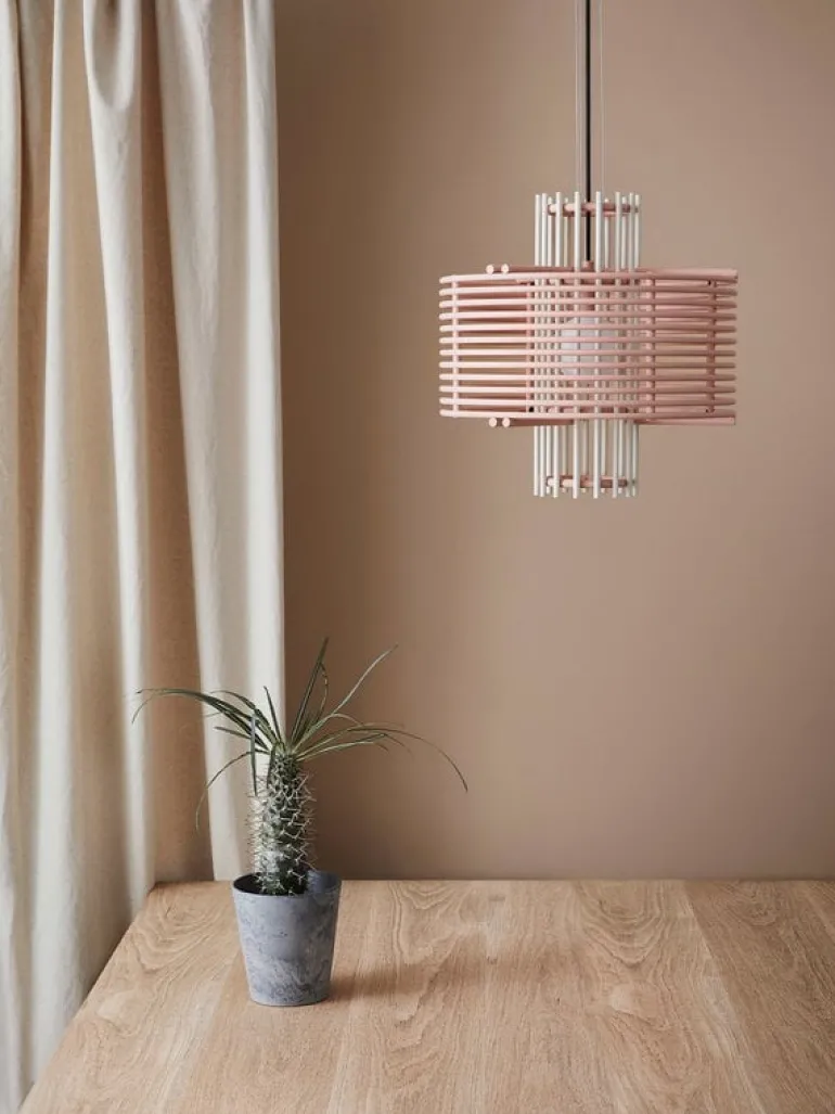 AGO Nova pendant, egg white - blush