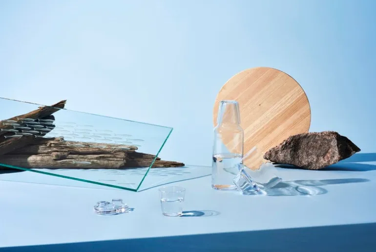 Ainutlaatuinen Saaristomeri Baltic Herrings glass art, small