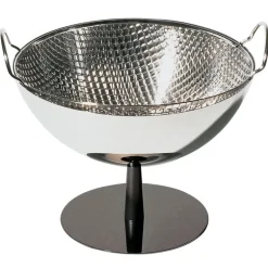 Alessi AC04 fruit bowl/colander, steel