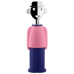Alessi Alessandro M. corkscrew, pink - blue