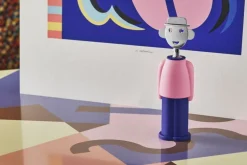 Alessi Alessandro M. corkscrew, pink - blue