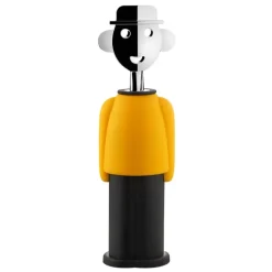 Alessi Alessandro M. corkscrew, yellow - black