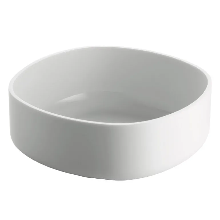 Alessi Birillo bathroom container, white