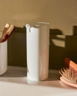 Alessi Birillo liquid soap dispenser, 16,5 cm, white