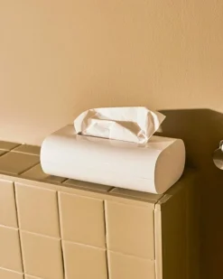 Alessi Birillo tissue box, 8 cm, white