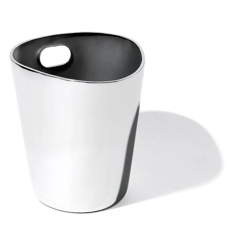 Alessi Bolly wine cooler, mirror polished stainless steel