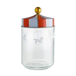 Alessi Circus glass jar, 1 L