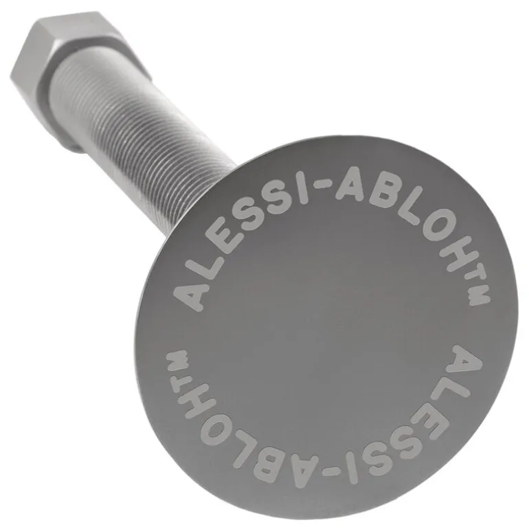 Alessi Conversational Objects candlestick, stainless steel