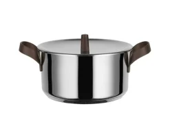 Alessi Edo cookware set, 4 pots with 3 lids