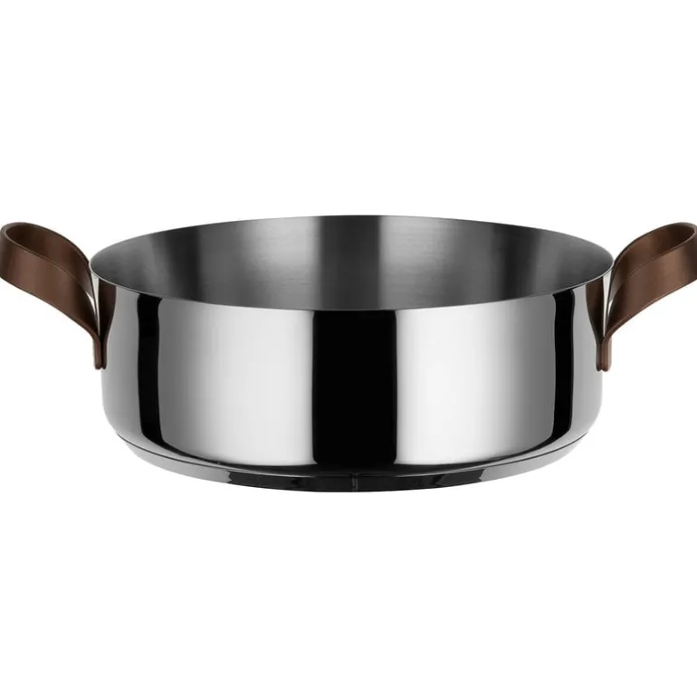 Alessi Edo low casserole with handles 28 cm, 5 L