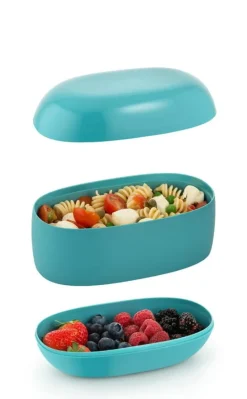 Alessi Food à porter lunch box, red