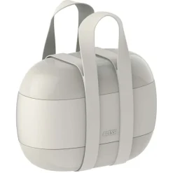 Alessi Food à porter lunch box, light grey