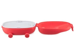 Alessi Food à porter snack box, red