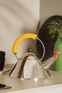 Alessi Kettle 9093/1, 1 L, yellow