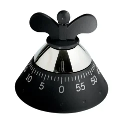 Alessi Kitchen Timer, black
