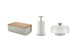 Alessi Mattina breadbox, grey