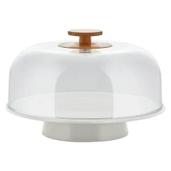 Alessi Mattina cake stand, grey