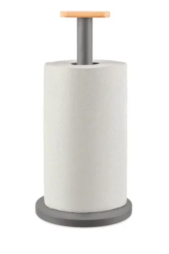 Alessi Mattina kitchen roll holder, dark grey