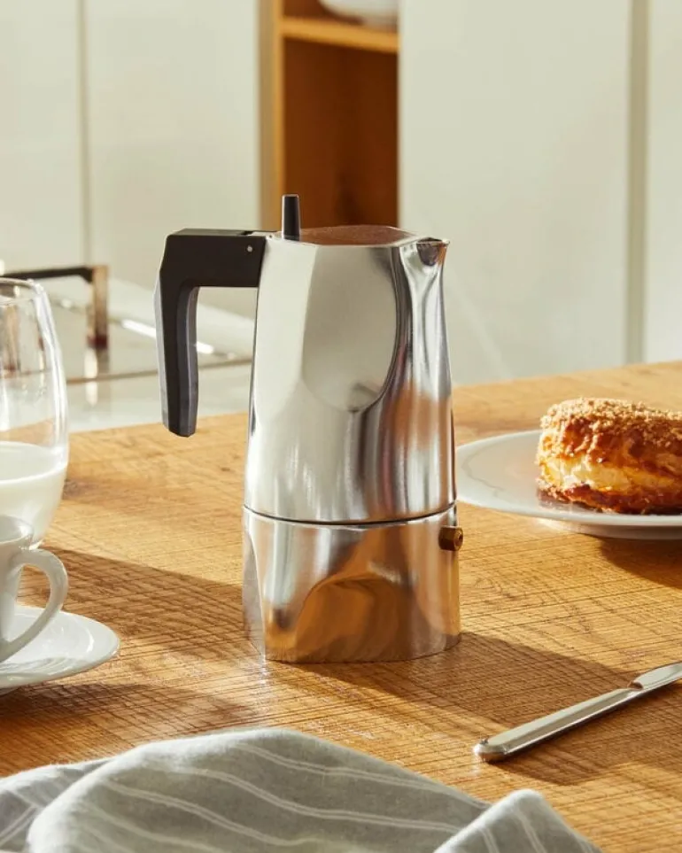 Alessi Ossidiana espresso maker, 3 cups