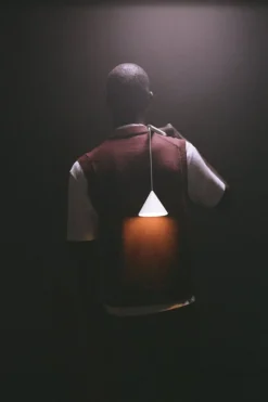 Alessi Tsumiki portable table lamp, white